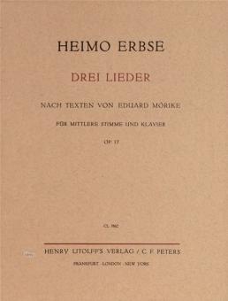 3 Songs Op. 17 