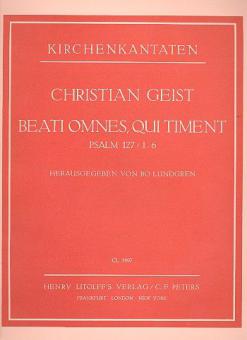 Geistliches Konzert: Beati omnes, qui timent - Psalm 127/1-6 