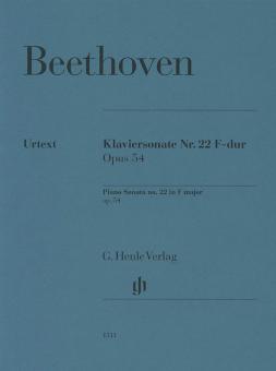 Piano Sonata no. 22 in F major Op. 54 