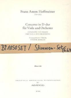 Concerto en ré majeur - Jeu de parties : 6/6/4/6 + 2 hautbois, 2 cornets 