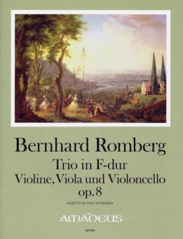 Trio en fa majeur pour op. 8 