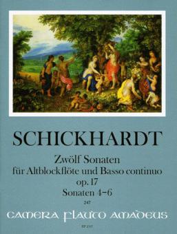 12 sonates op. 17 Vol. II : Sonates 4 - 6 