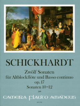 12 sonates op. 17 Vol. IV : Sonates 10 - 12 