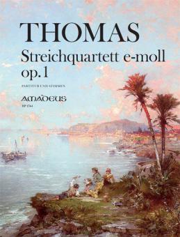 Quatuor en mi mineur op. 1 
