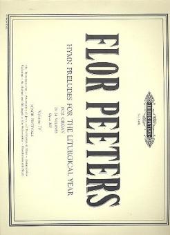 Hymn Preludes for the Liturgical Year Op. 100 Vol. 4 