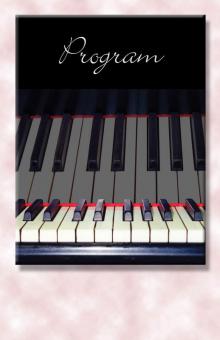 Recital Program #37 - 25 Pkg 