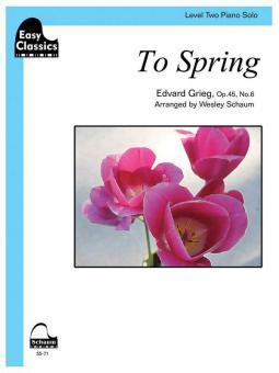 To Spring, Op. 45, No. 6 
