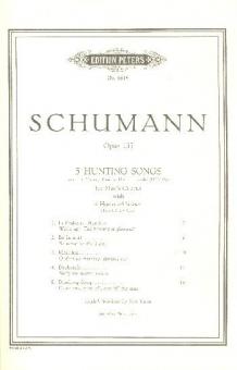 5 Hunting Songs op. 137 