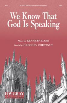We Know That God Is Speaking 