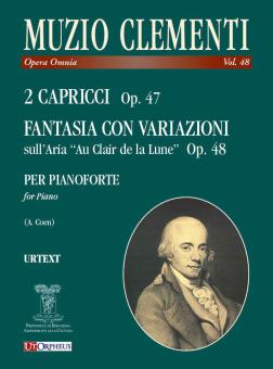 2 Capricci & Fantasia con Variazioni sull' Aria Au Clair de la Lune 