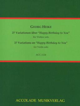 27 Variations on 'Happy Birthday' 