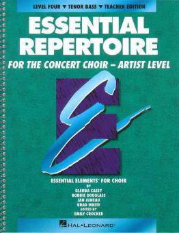 Essential Repertoire For The Concert Choir Level 4 