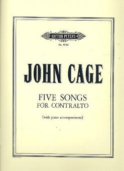 Five Songs for Contralto 