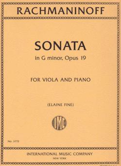 Sonata G minor op. 19 