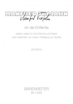 An die Entfernte 