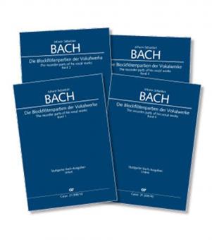 Les parties pour flûte à bec des oeuvres vocales 