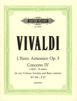 Concerto in E minor RV550 