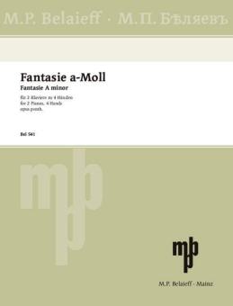 Fantasy A Minor Op. Posth. Standard