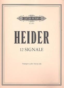 12 Signals for Horn (Trumpet) solo 
