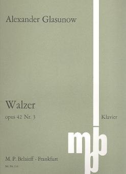 Valse op. 42/3 