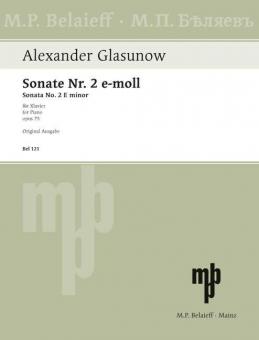 Sonata No 2 E Minor Op. 75 Standard