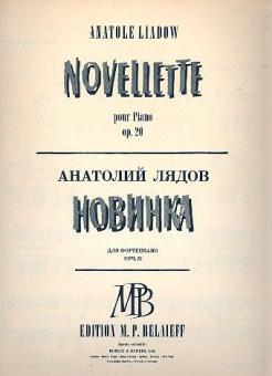 Novellette op. 20 