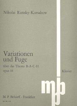 Variationen und Fuge op. 10 