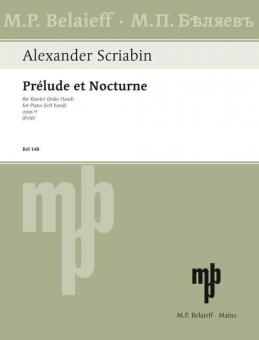 Prélude et Nocturne op. 9 Standard