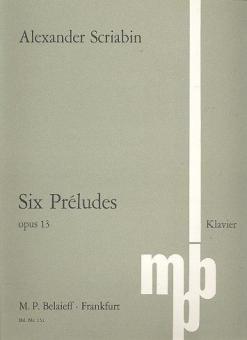 Six Préludes op. 13 Standard