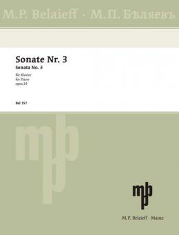 Sonata No 3 Op. 23 Standard