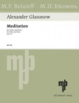 Méditation op. 32 Standard