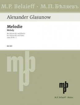 Mélodie op. 20/1 Standard