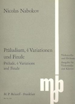 Prélude, quatre variations et finale 