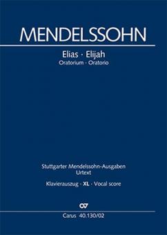 Elijah MWV A 25 - Vocal score, XL in large print 