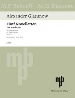 Cinq Novellettes op. 15 Standard