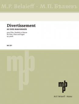 Divertissement op. posth. Standard