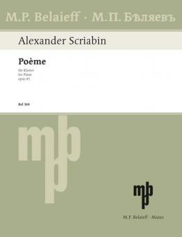 Poème op. 41 Standard