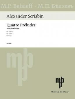 Quatre Préludes op. 22 Standard