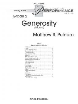 Generosity 