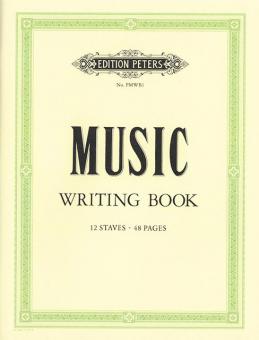 Music Writing Book - mittel 