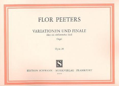 Variations on an Old Flemish Song Op. 20 
