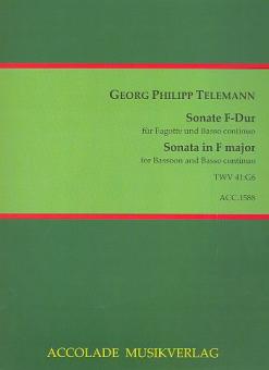 Sonate F-Dur TWV 41:G6 