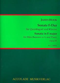 Sonate F-Dur op. 99 für Quintfagott und Klavier 