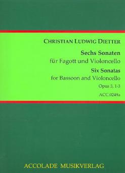 6 Sonaten für Fagott und Violoncello 1 