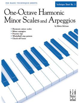 1-Octave Harm Minor Scales Arp Standard