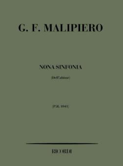 Sinfonia No.9 Orch Study Sc Dell Ahime 