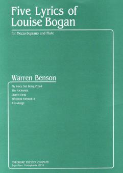 Five Lyrics Of Luise Bogan 