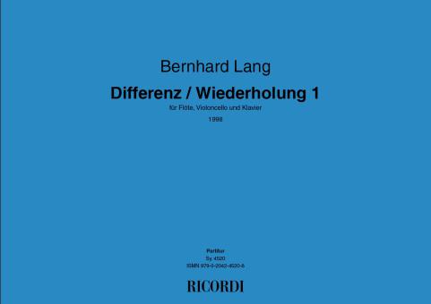 Differenz / Wiederholung 1 