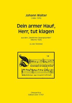 Dein armer Hauf, Herr, tut klagen - Ut quid domine recessisti longe 