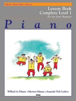 Alfred Basic Piano Course Technic Book Complete Level 1A und 1B 